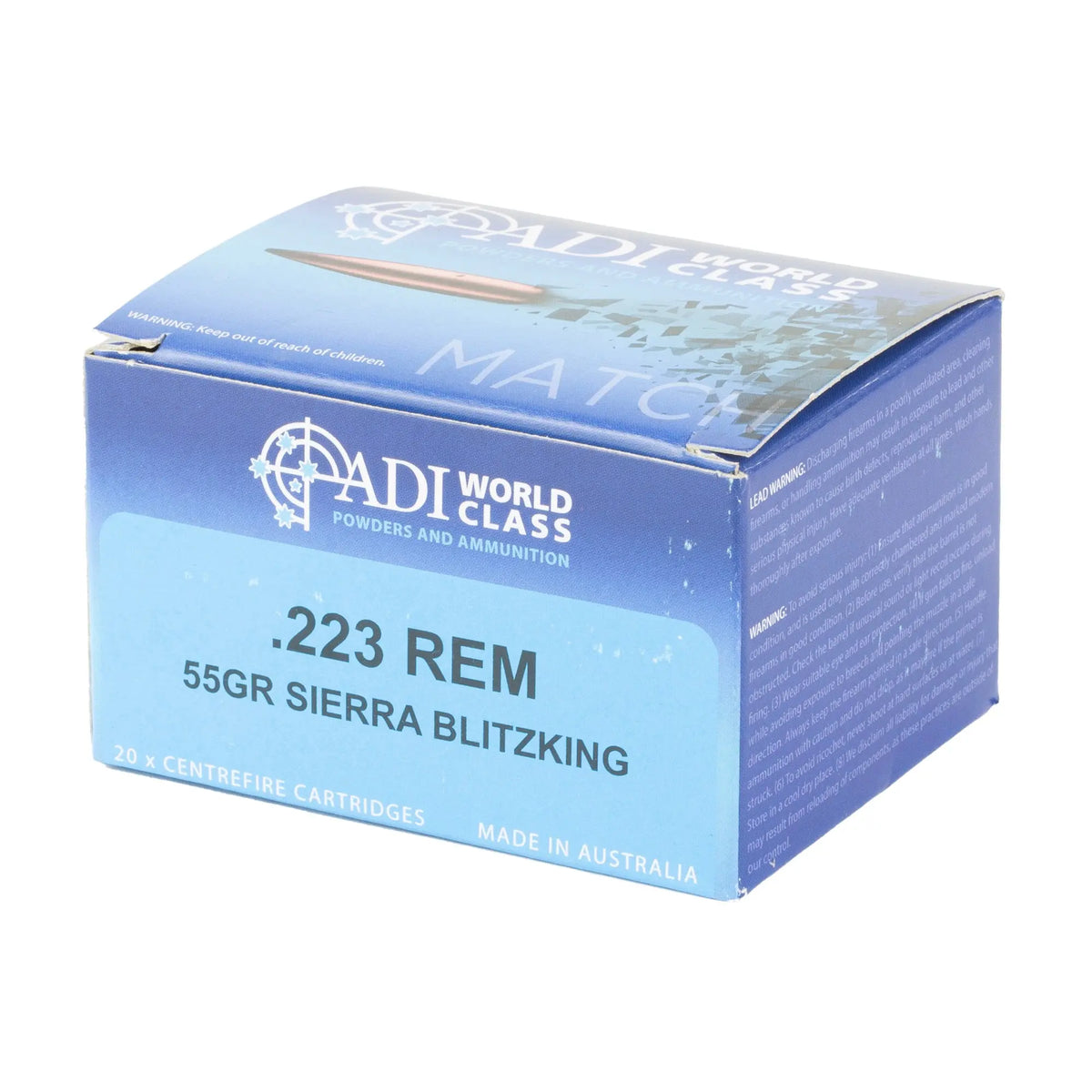 ADI 223 REM 55GR SBK BT 20/200 - American Ordnance