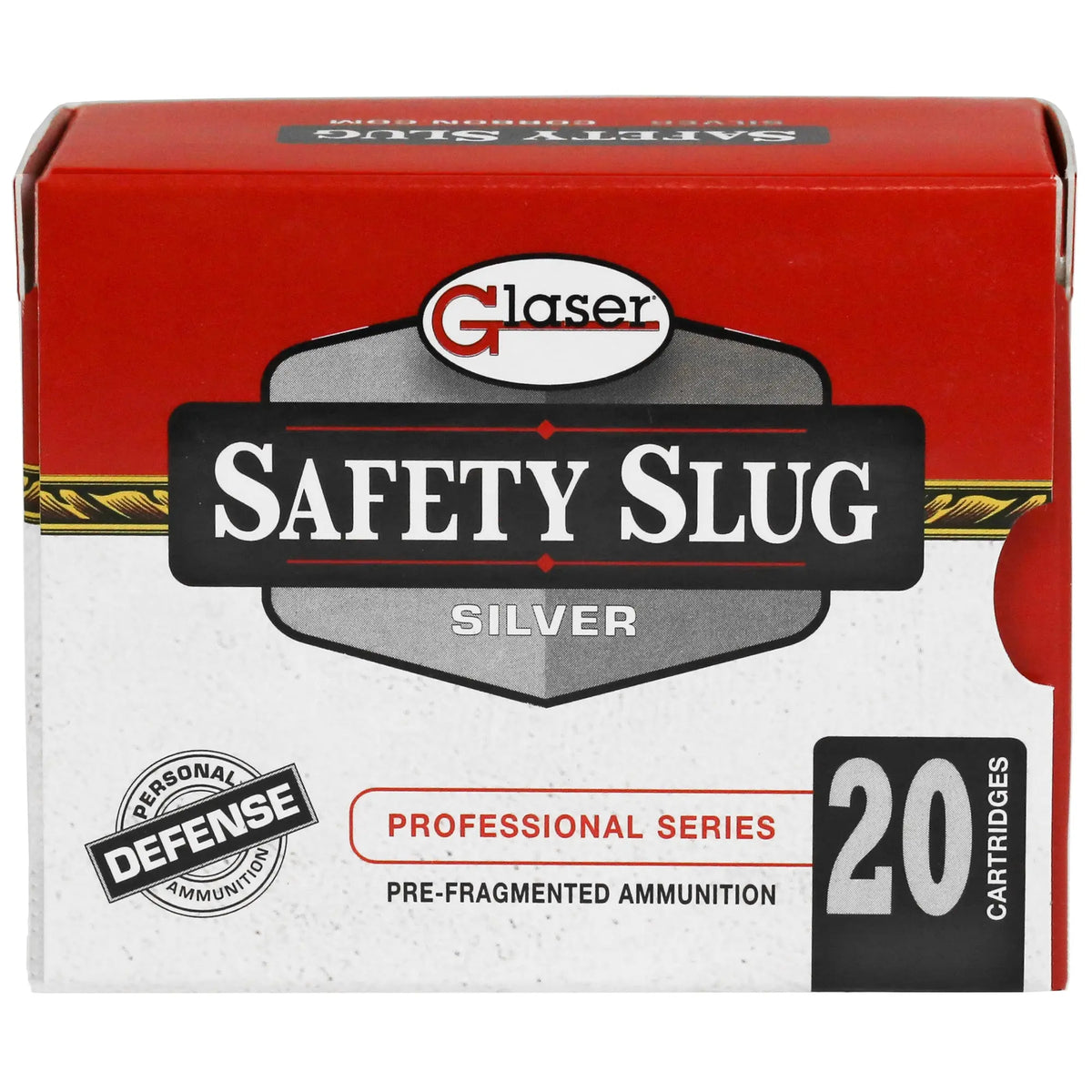 GLASER SILVER 357MAG 80GR 20/500 - American Ordnance