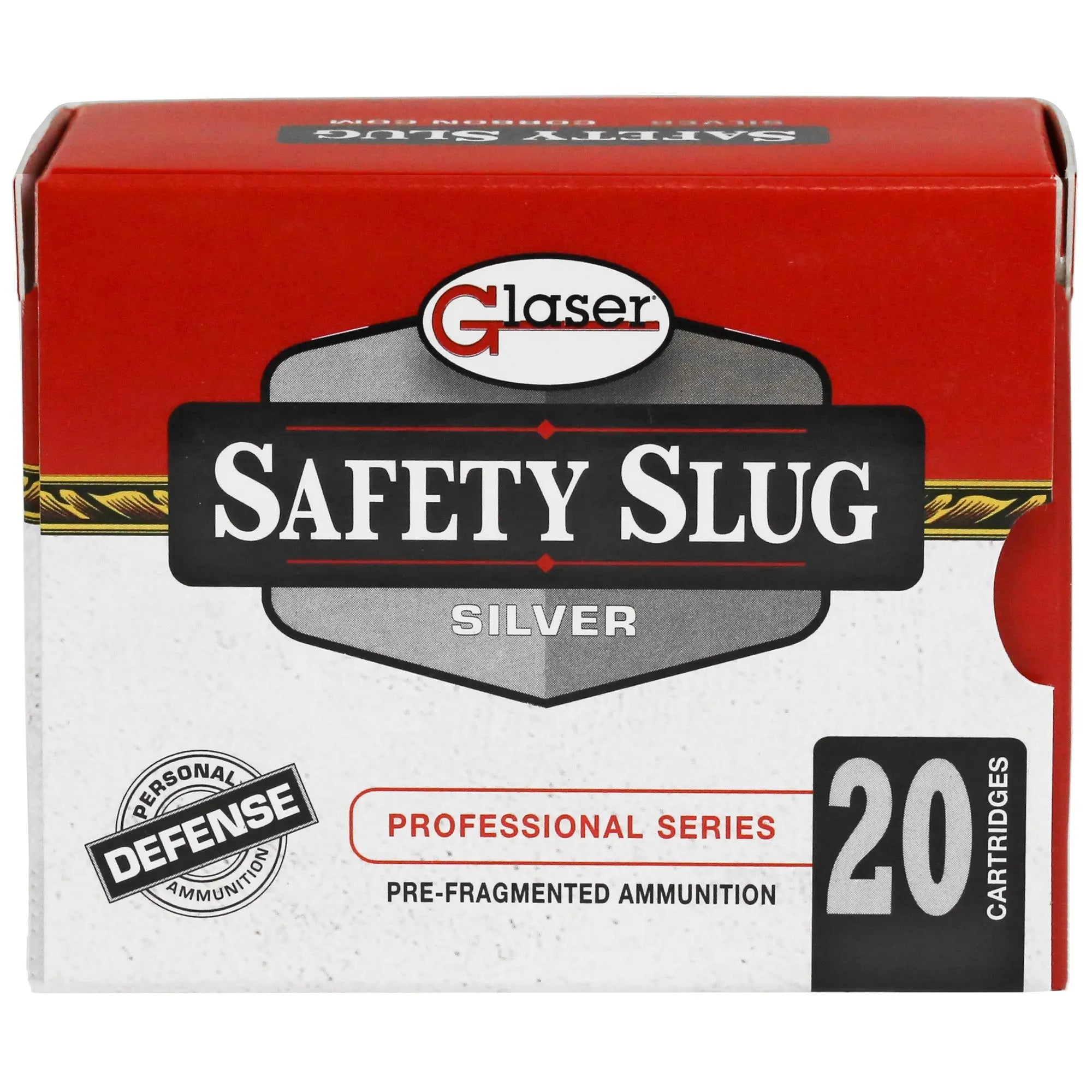 GLASER SILVER 357MAG 80GR 20/500 - American Ordnance