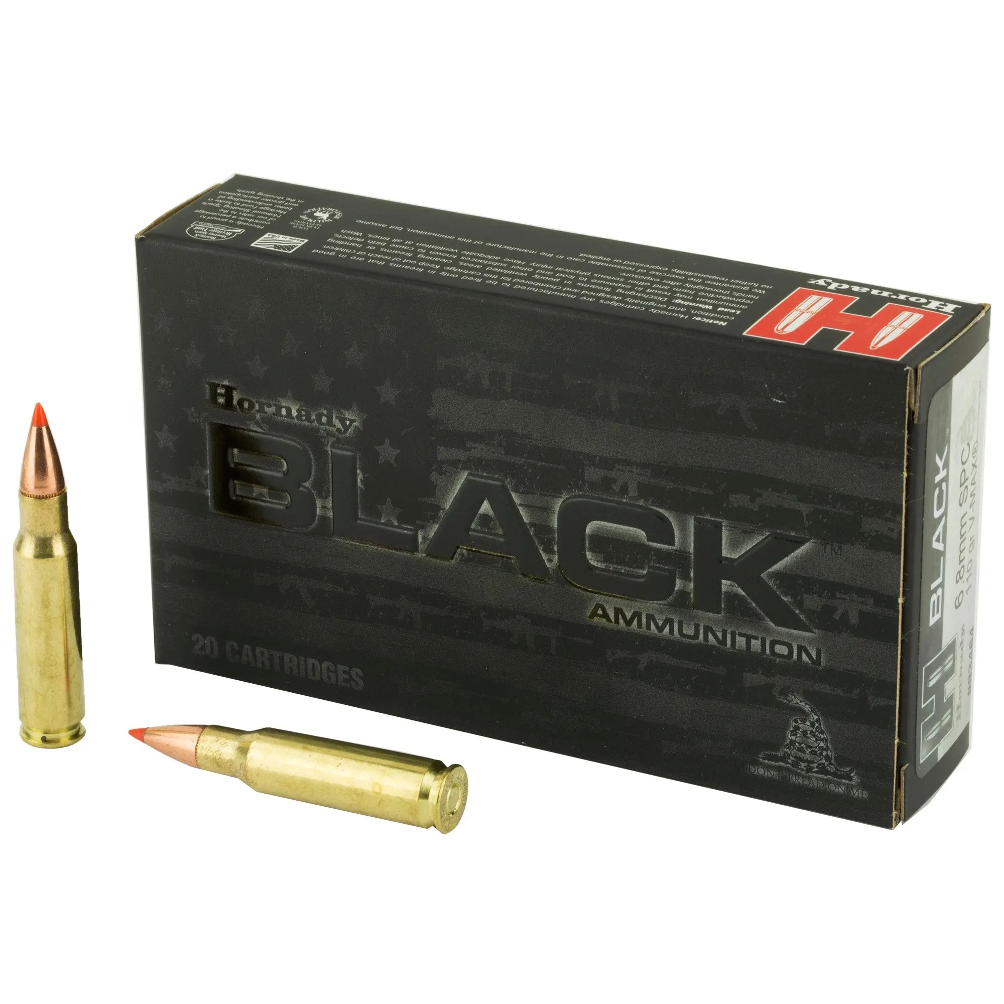 HRNDY BLACK 6.8SPC 110GR VMAX 20/200 - American Ordnance