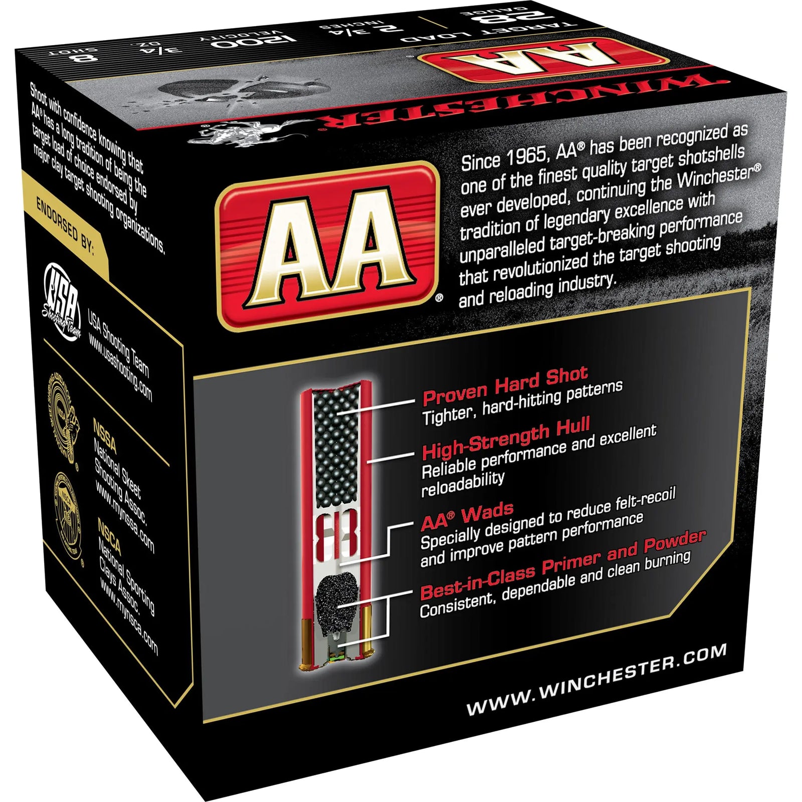 WIN AA TRGT 28GA 2-3/4" #8 25/250 - American Ordnance