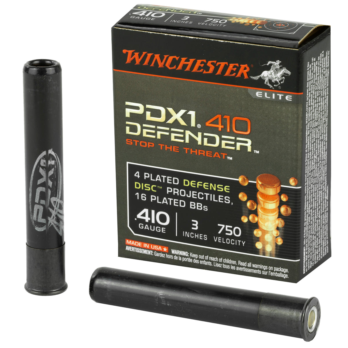WINCHESTER PDX1 410GA 3&quot; 3X12 PELLET 10RD