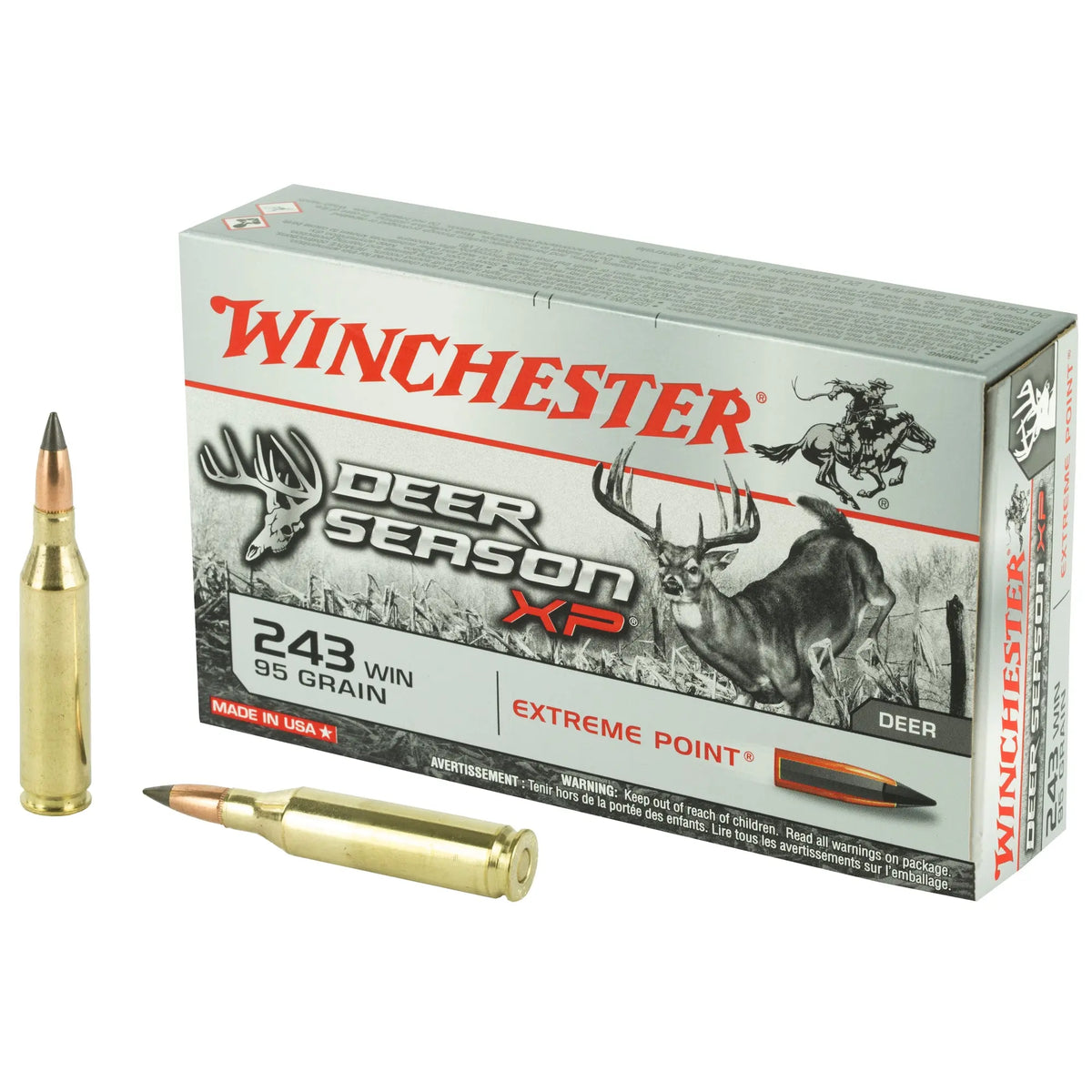 WIN DEER SEASON 243WIN 95GR 20/200 - American Ordnance