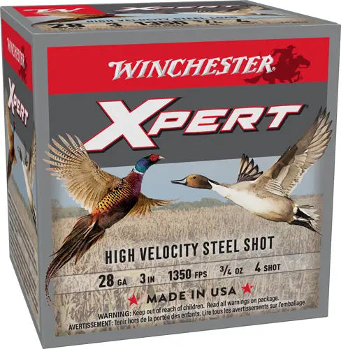 3/4OZ #4 25RD 10BX/CSWINCHESTER XPERT STEEL 28GA 3" - American Ordnance