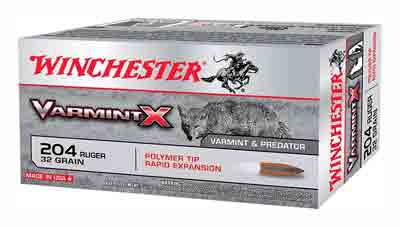 32GR POLYMER TIP 20RD 10BX/CSWINCHESTER VARMINT-X 204 RUGER - American Ordnance