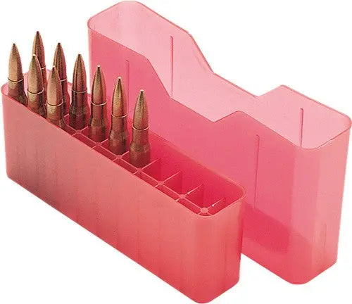 20-ROUNDS SLIP TOP STYLE CLREDMTM AMMO BOX MEDIUM RIFLE - American Ordnance