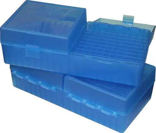 200-ROUNDS FLIP TOP STYLE BLUEMTM AMMO BOX SMALL RIFLE - American Ordnance