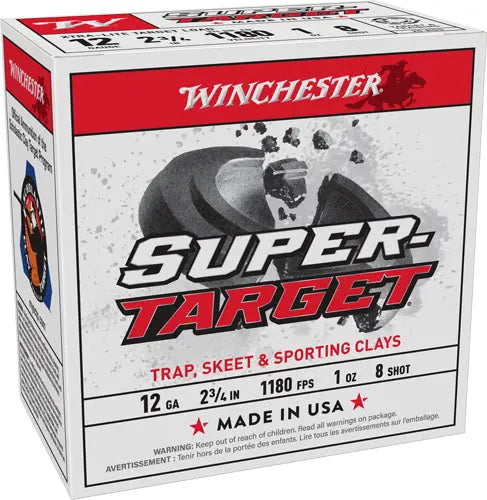 1OZ #8 1180FPS 250RD CASE LOTWINCHESTER TARGET 12GA 2.75" - American Ordnance