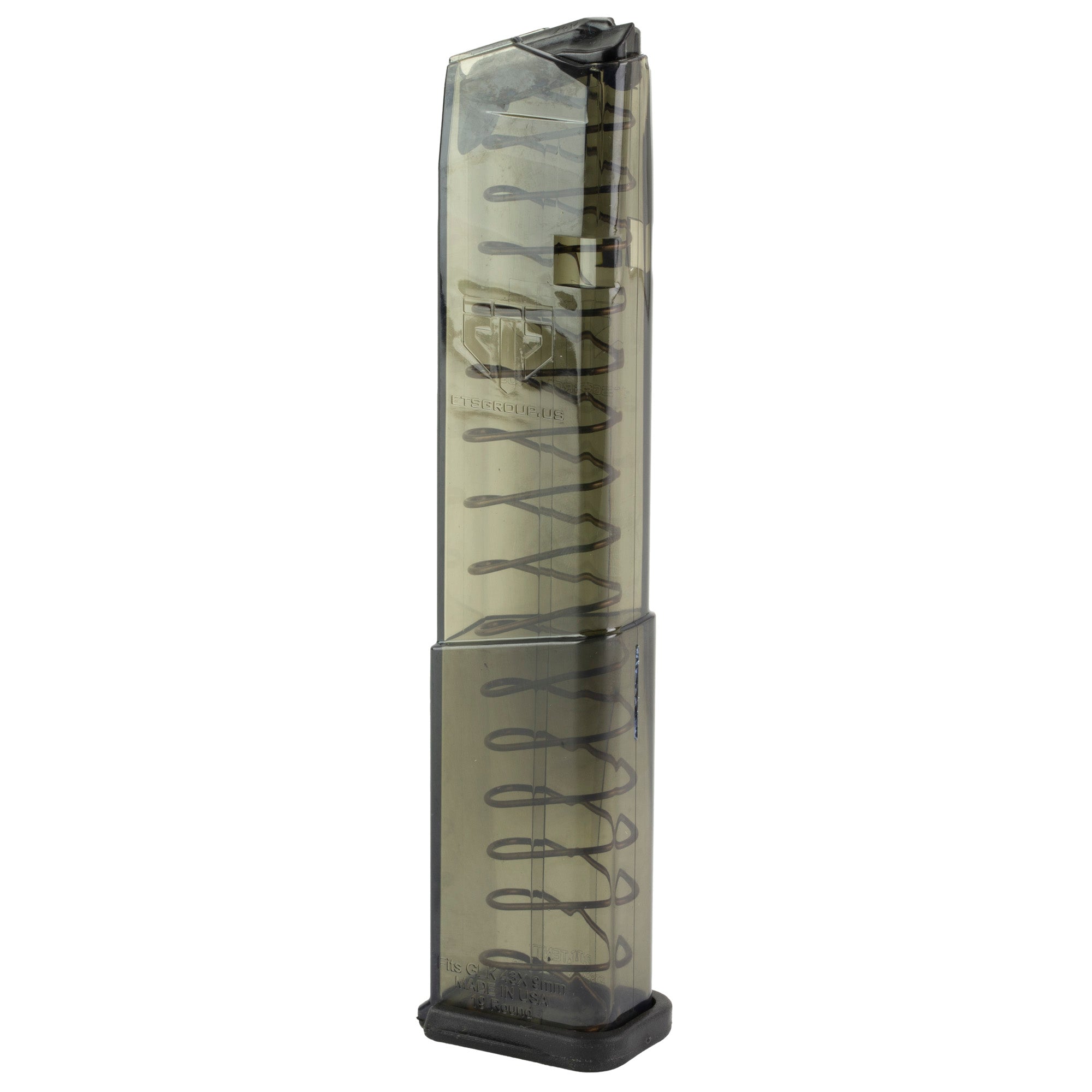 ETS MAG FOR GLK 43X 9MM 19RD CRB SMK - American Ordnance