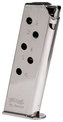 380ACP 6RD NICKELWALTHER MAGAZINE PPK 380 - American Ordnance
