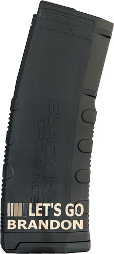 30RD BLACK LETS GO BRANDONBLACK RAIN MAGAZINE 5.56X45 - American Ordnance