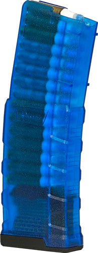 223 30RD CLEAR BLUE POLYMERMFT EXD MAGAZINE AR15 5.56X45 - American Ordnance