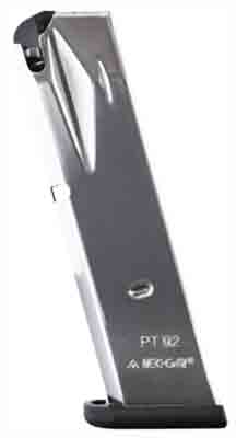 9MM LUGER 15RD NICKELMEC-GAR MAGAZINE TAURUS PT92 - American Ordnance