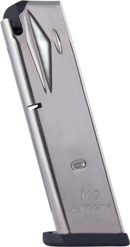 9MM LUGER 15RD NICKELMEC-GAR MAGAZINE BERETTA 92FS - American Ordnance
