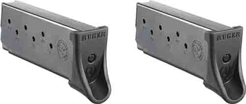 W/GRIP EXTENSION 2-PACKRUGER MAGAZINE LC9 9MM 7RD - American Ordnance