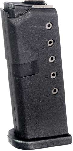 380ACP 6RD BLACK POLYMERPRO MAG MAGAZINE FOR GLOCK 42 - American Ordnance