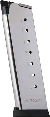 45ACP 8RD NICKEL FITS GOVTIVER JOHNSON MAGAZINE 1911 - American Ordnance