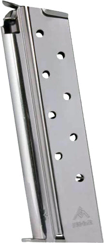 10MM 8RD NICKELIVER JOHNSON MAGAZINE 1911 GVT - American Ordnance