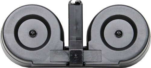 223 100RD DRUM BLK/CLEAR POLYIVER JOHNSON MAGAZINE AR15 - American Ordnance