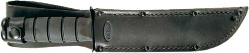 STRAIGHT EDGE 7" W/SHEATHKA-BAR FULL SIZE BLACK KABAR - American Ordnance