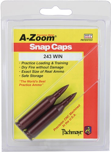 WINCHESTER 2-PACKA-ZOOM METAL SNAP CAP .243 - American Ordnance