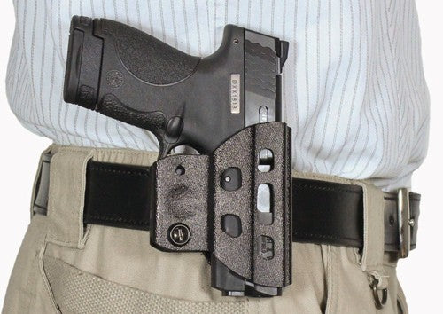 KYDEX AMBI S&W M&P SHIELD 9<DESANTIS CHAMP HOLSTER OWB BLK - American Ordnance