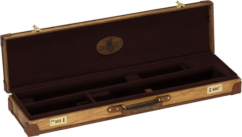 TO 32" LIGHT MADERA WOOD GRAINBROWNING LUGGAGE CASE O/U & BT - American Ordnance