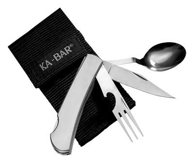 W/SHEATHKA-BAR HOBO FORK/KNIFE/SPOON - American Ordnance