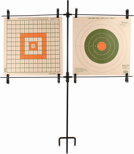INCLUDES 8 CLIPS/STEEL FRAMEALLEN PAPER TARGET STAND - American Ordnance