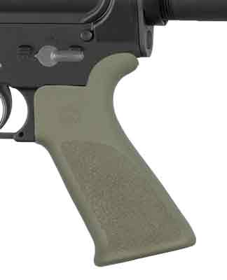 NO FINGER GROOVES OD GREENHOGUE AR-15 BEAVERTAIL GRIP - American Ordnance