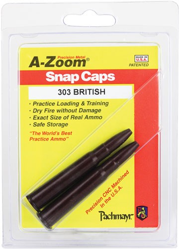 BRITISH 2-PACKA-ZOOM METAL SNAP CAP .303 - American Ordnance