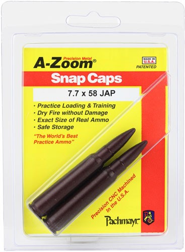 7.7X58 JAP 2-PACKA-ZOOM METAL SNAP CAP - American Ordnance
