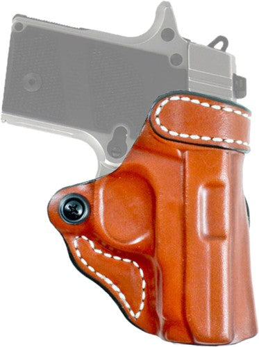 OWB RH LEATHER SIG P238 TANDESANTIS CRISS-CROSS HOLSTER - American Ordnance