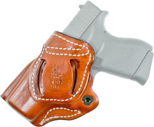 OWB RH LEATHER SIG P238 TANDESANTIS CRISS-CROSS HOLSTER - American Ordnance