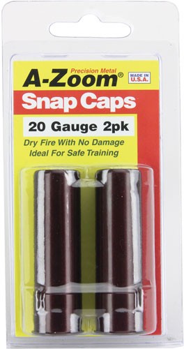 2-PACKA-ZOOM METAL SNAP CAP 20GA. - American Ordnance