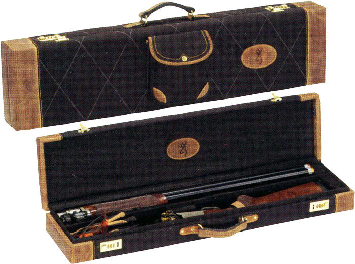 34&quot; BBL LONA BLACK/BROWNBROWNING LUGGAGE CASE O/U TO - American Ordnance