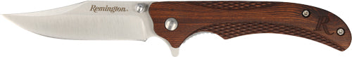 4" LINER LOCK WOOD/SS<REMINGTON CUTLERY WOODLAND - American Ordnance