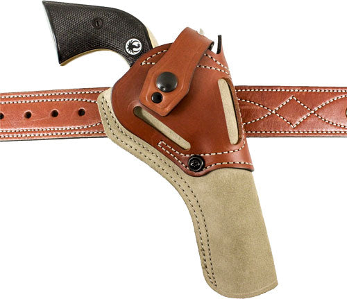 AMBI RUGER SINGLE SIX 5.5" NATDESANTIS WILD HOG HOLSTER LTHR - American Ordnance
