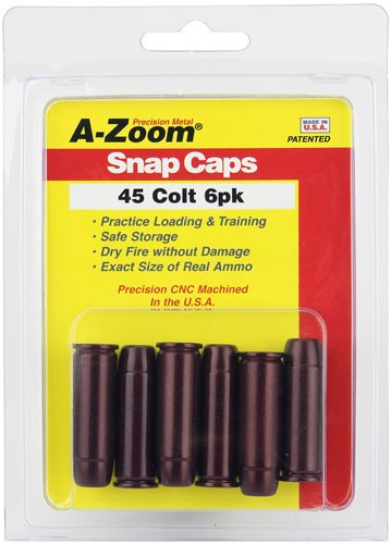 COLT 6-PACKA-ZOOM METAL SNAP CAP .45 LONG - American Ordnance