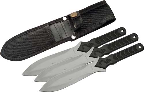 THROWING KNIFE 3PC SET W/SHTHSZCO RITE EDGE 10" DRAGON - American Ordnance