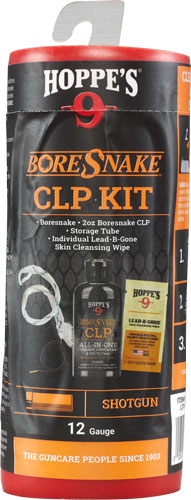 COMBO W/CLP 12GA SHOTGUNHOPPES BORESNAKE CLEANING KIT - American Ordnance