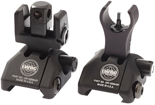 SKIRMISH BUIS BLACK PICATINNYLWRC SIGHT SET FOLDING - American Ordnance