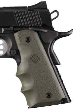 W/FINGER GROOVES OD GREENHOGUE GRIPS COLT GOVT MODEL - American Ordnance
