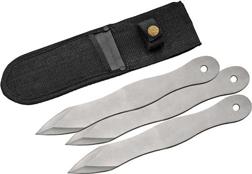 KNIFE 3PC SET W/SHEATHSZCO RITE EDGE 10" THROWING - American Ordnance