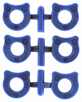 FOR 1911 6-PACK BLUE POLYMERWILSON SHOK-BUFF SHOCK BUFFERS - American Ordnance