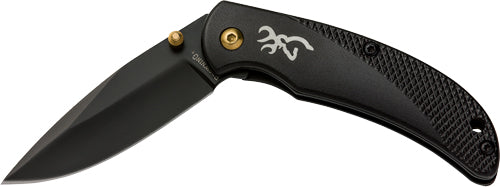 HUNTER 2.38" BLADE BLACK ALUMBROWNING KNIFE PRISM III FLDNG - American Ordnance