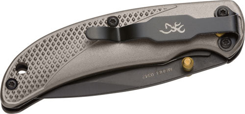 HUNTER 2.38" BLK/CARBON GRAYBROWNING KNIFE PRISM III FLDNG - American Ordnance