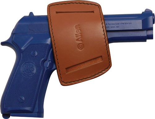 LEATHER MED FRAME AUTOS BROWNALLEN BELT SLIDE HOLSTER AMBI - American Ordnance