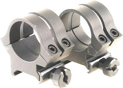 LOCK 1" HIGH SILVER .332"WEAVER RINGS DETACHABLE QUAD- - American Ordnance