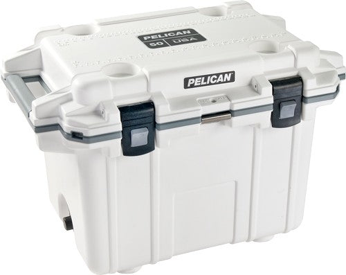 ELITE WHITE/GRAYPELICAN COOLERS IM 50 QUART - American Ordnance